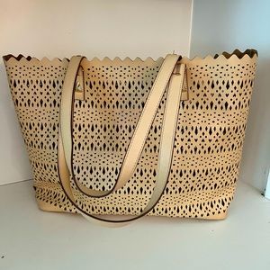 Stella & Dot leather tote.
